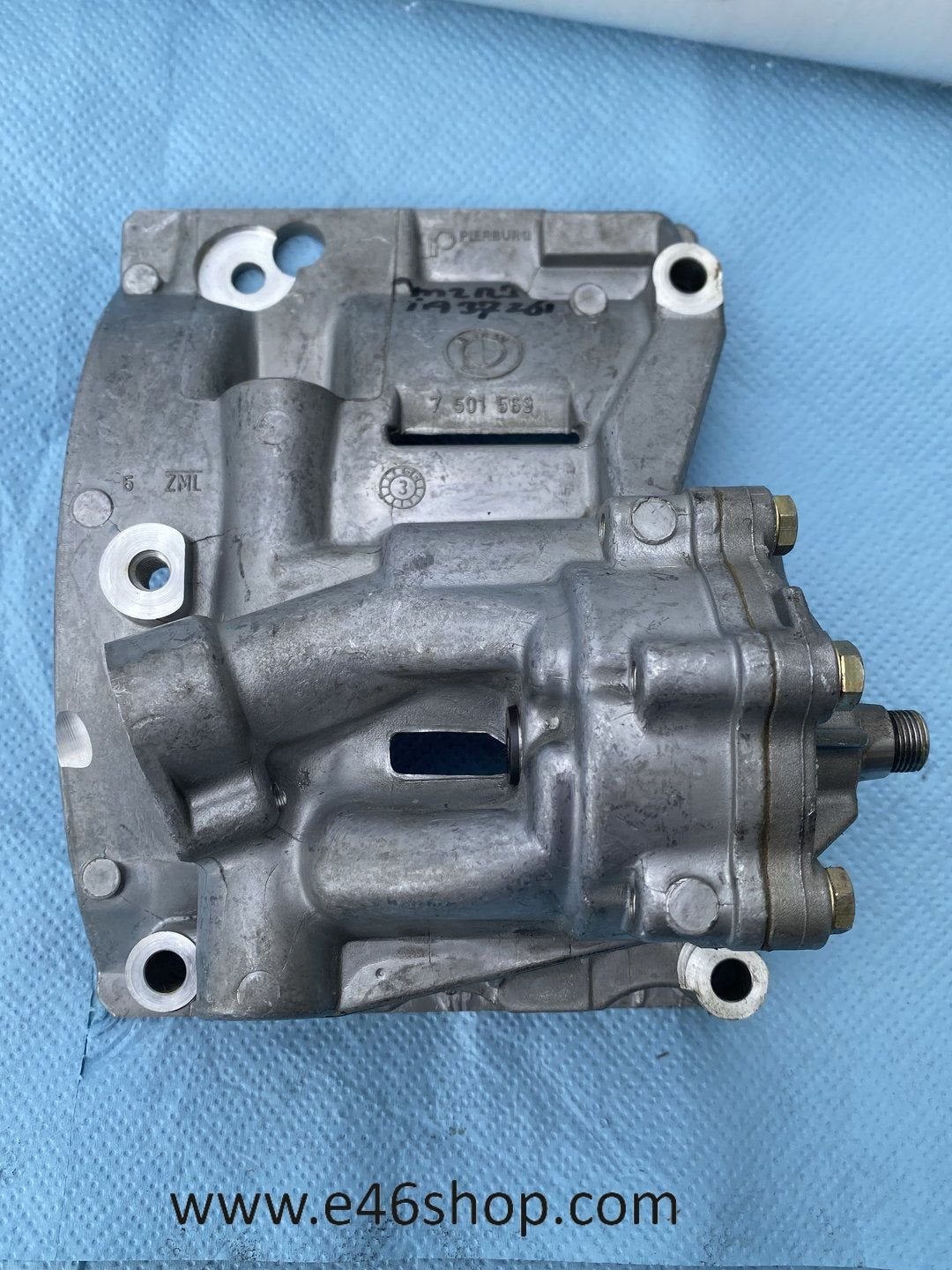BMW E46 E39 E60 Z4 X3 X5  M54 OLIEPOMP OE 7501569 ZGAN, -, Utilisé, -, Enlèvement ou Envoi