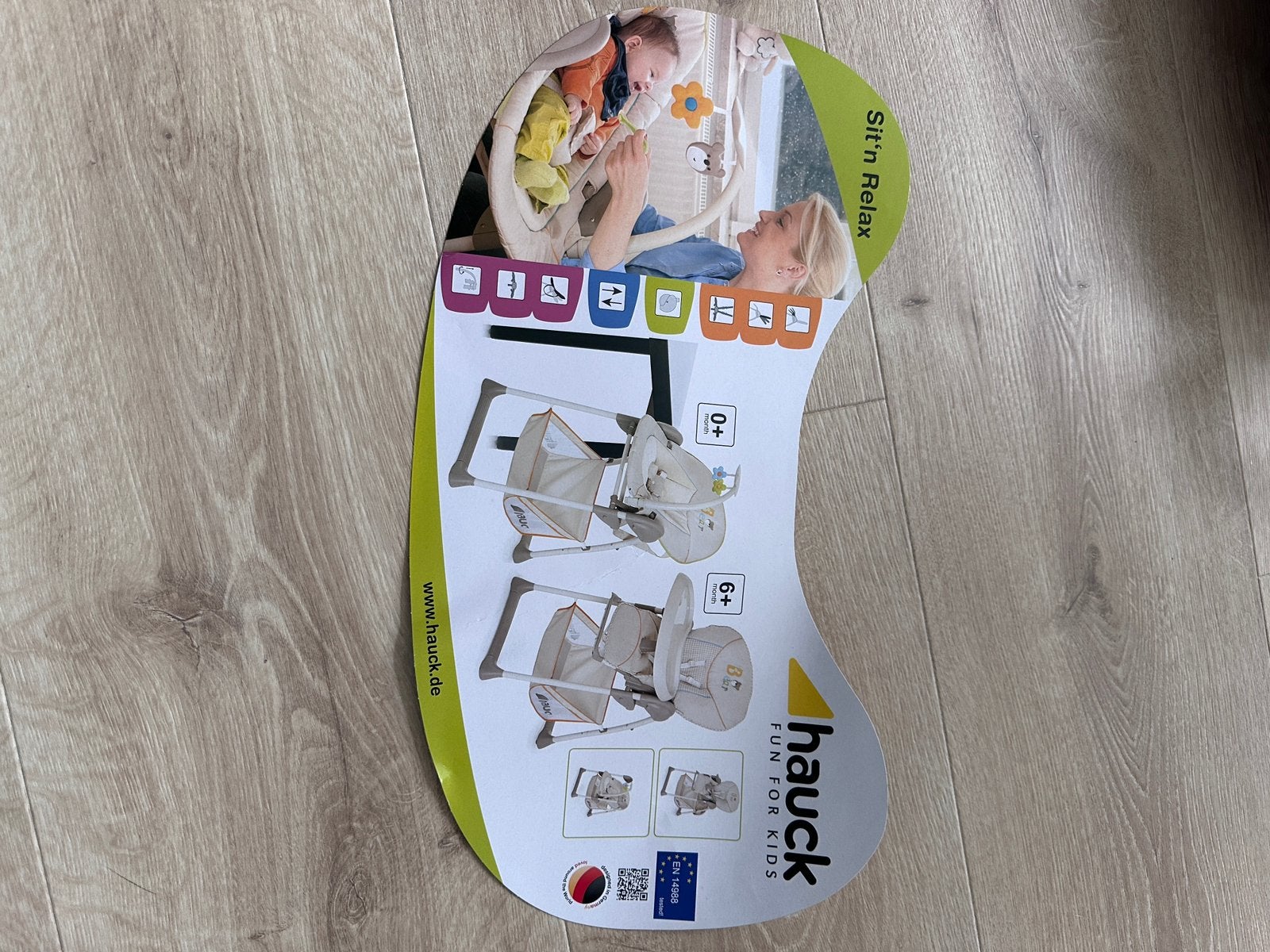 Relax et chaise haute bébé 2 en 1 HAUCK thème panda 80€, Enfants & Bébés, Enlèvement, Comme neuf