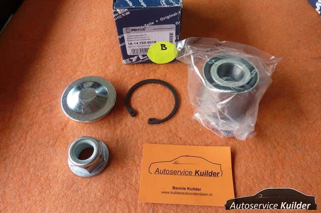 Wiellagerset achterzijde Nissan Kubistar Renault Kangoo Lagu, Neuf, Renault, -, -