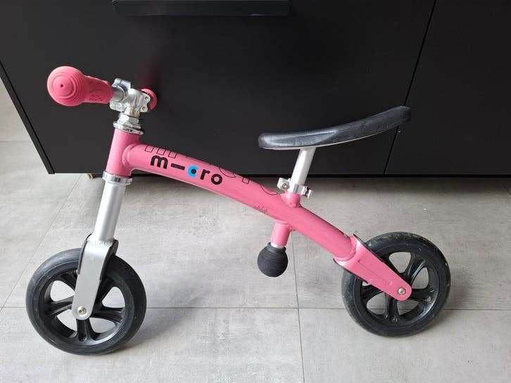 Micro g-bike loopfiets / draisienne, Kinderen en Baby's, Ophalen of Verzenden, Gebruikt, Loopfiets