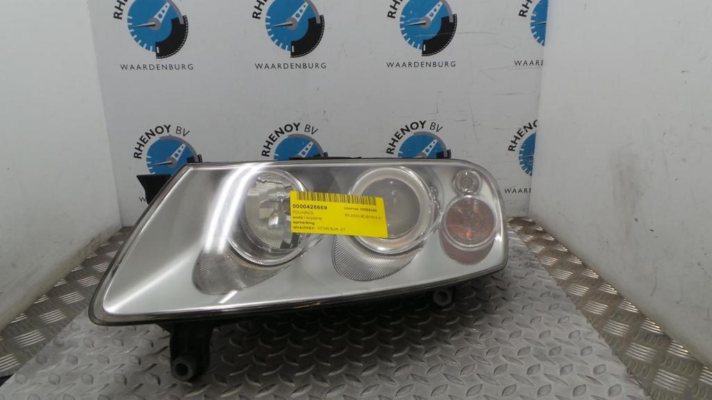 VOLKSWAGEN TOUAREG 4MOTION KOPLAMP L 2003, Auto-onderdelen, Verlichting, Gebruikt, ARN erkend, Stiba lid, Erkend duurzaam, Ophalen of Verzenden
