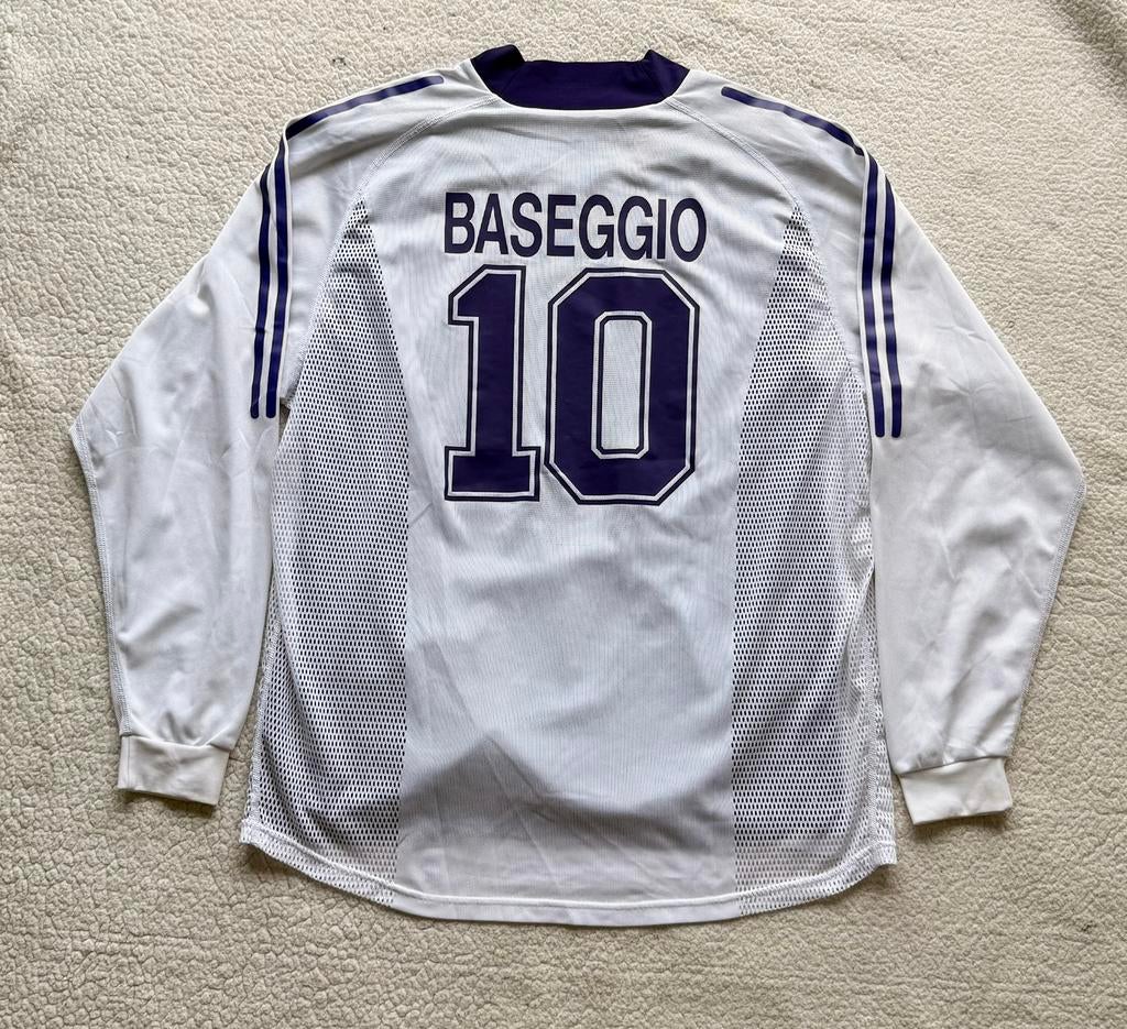 RSC Anderlecht 02/03 Uefa cup match worn Baseggio, Enlèvement ou Envoi, Comme neuf, Maillot