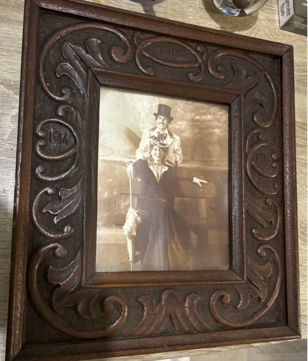 Cadre photographique 1914, Antiquités & Art, Enlèvement ou Envoi, Photo