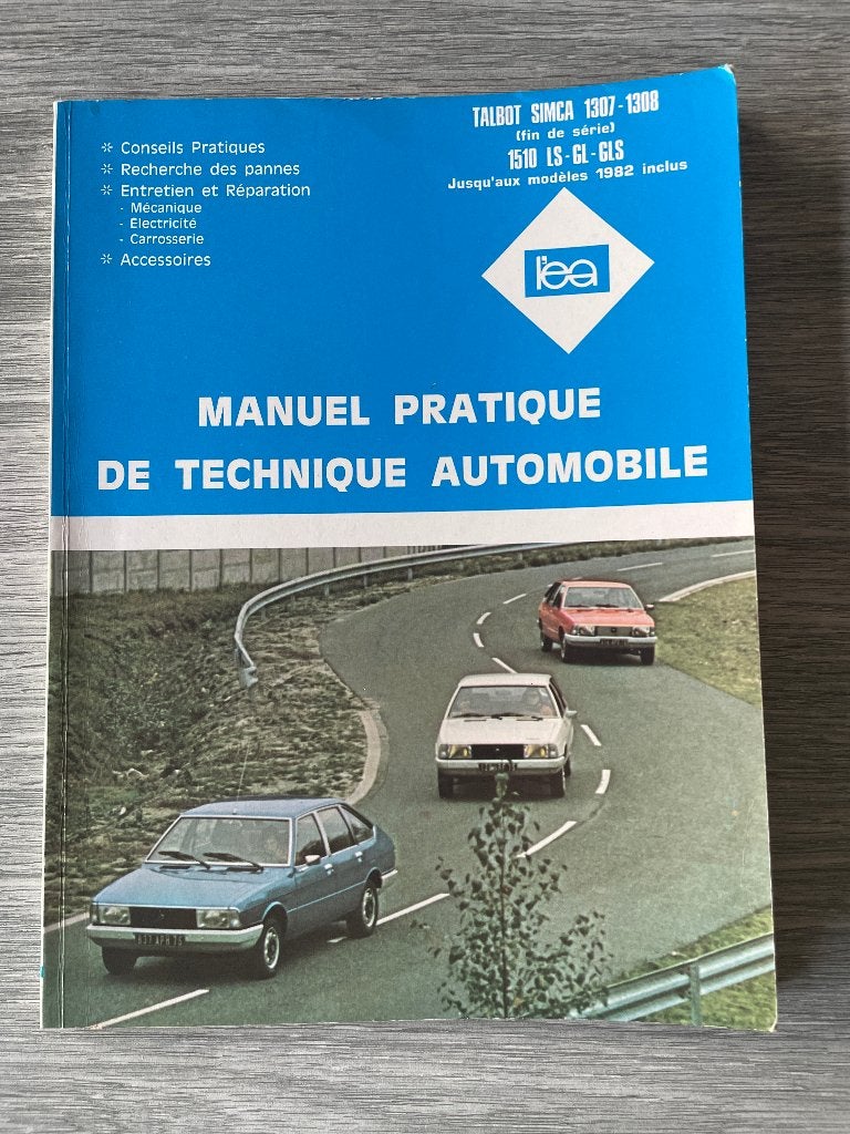 Manuel pratique de technique automobile Talbot Simca, Ophalen of Verzenden