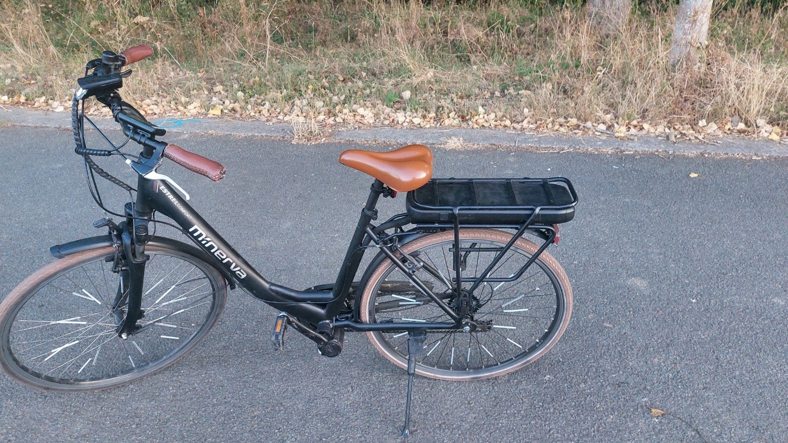 elektrische fiets Minerva, Vélos & Vélomoteurs, Vélos électriques, Enlèvement, Utilisé, 30 à 50 km par batterie, Autres marques