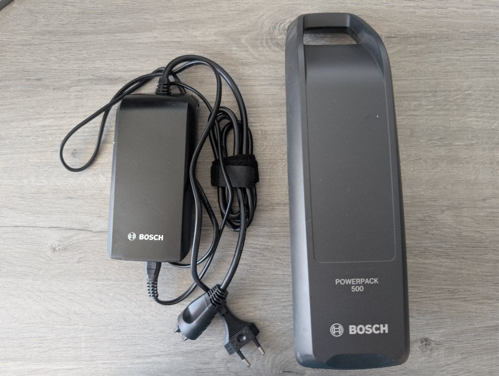 Batterie + chargeur Bosh POWERPACK 500, Fietsen en Brommers, Fietsaccessoires | Fietsaccu's, Ophalen of Verzenden, Gebruikt