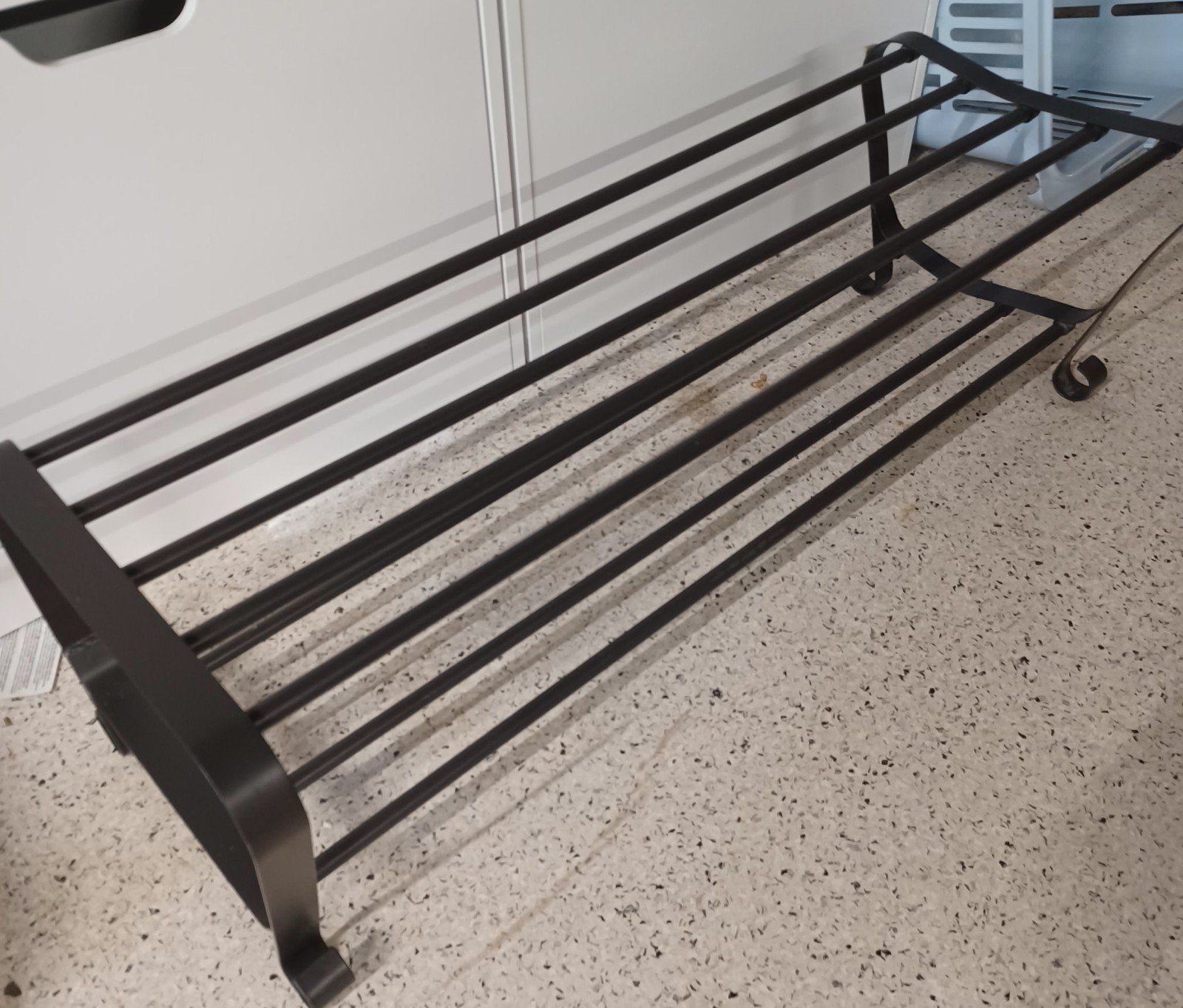 Ikea Portis zwarte stalen schoenhouder, Huis en Inrichting, Ophalen, Gebruikt, Overige typen, Minder dan 100 cm
