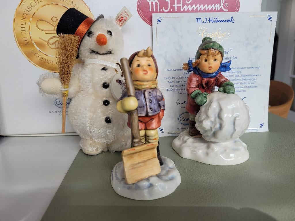 Hummel & Steiff - Limited edition collector's set, Antiek en Kunst, Ophalen