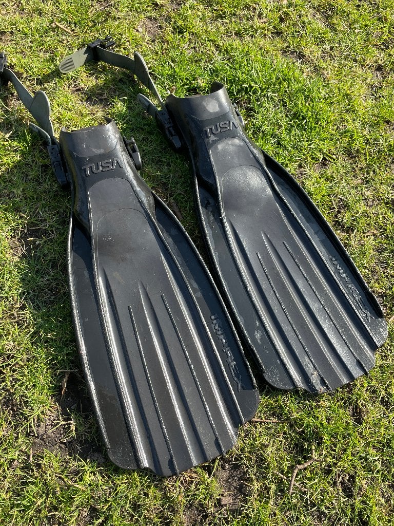 Duikvinnen TUSA, Sports nautiques & Bateaux, Plongée, Enlèvement ou Envoi, Utilisé, Palmes de natation ou de plongée