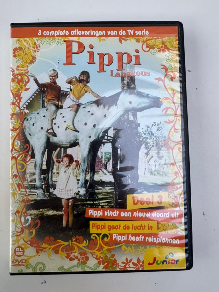 DVD Pippi Langkous, Cd's en Dvd's, Dvd's | Kinderen en Jeugd, Gebruikt, Tv fictie, Avontuur, Ophalen of Verzenden
