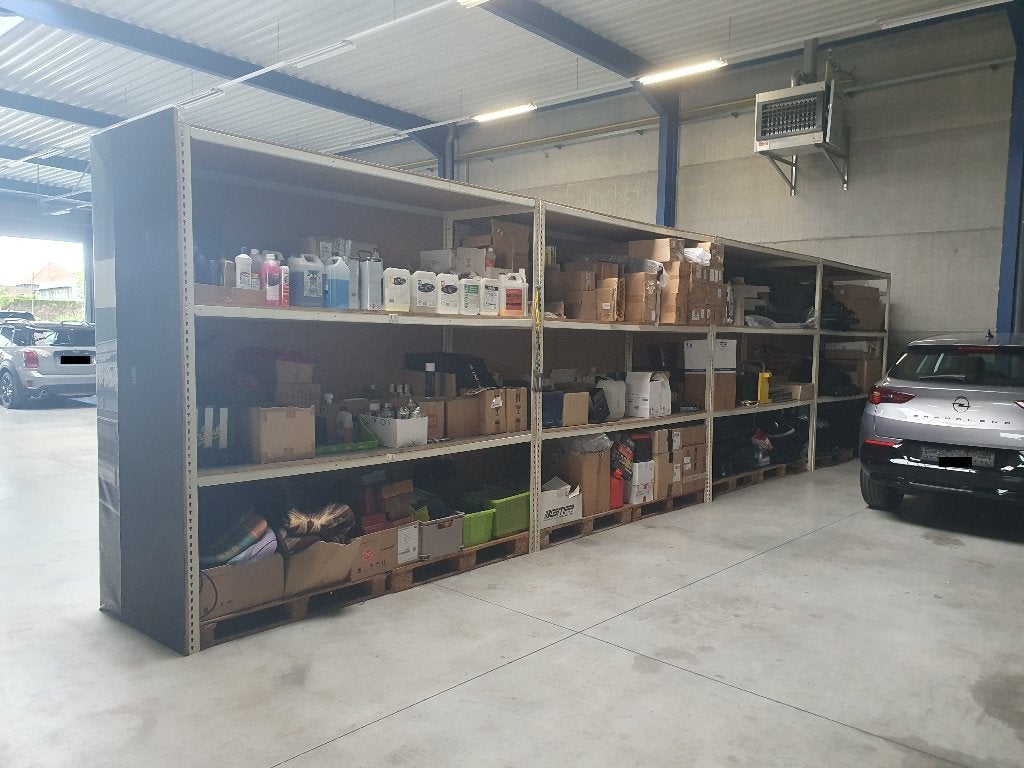 Industrieel rek 10m x 3m x 1m  +/- 40m³