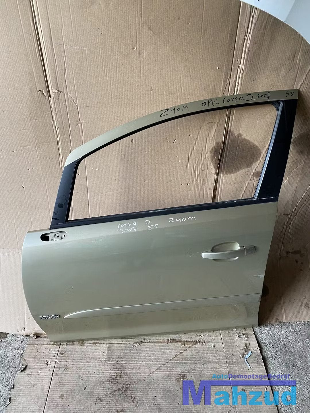 OPEL CORSA D Goud Z40M Linker deur portier 3 deurs, Gebruikt, Deur, Opel Automobile GmbH, Kontakt@opel-infoservice.de