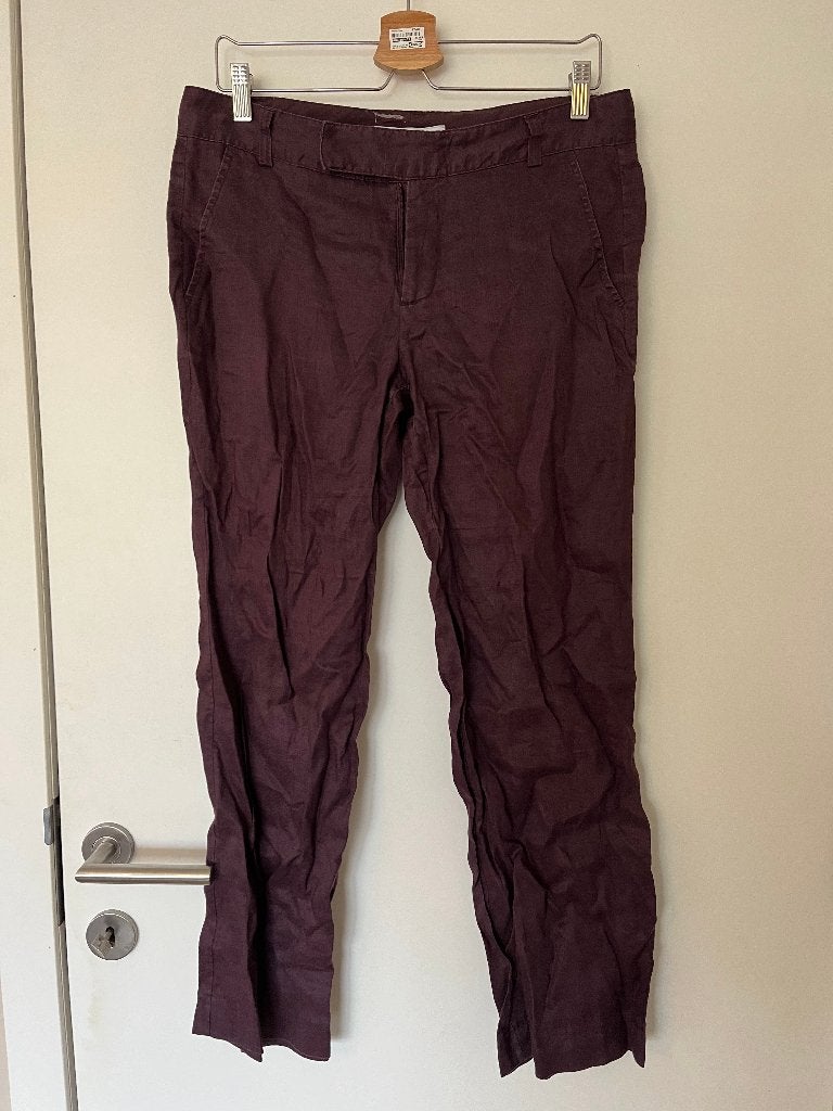 Broek Zara, Kleding | Dames, Ophalen of Verzenden, Maat 38/40 (M), Paars