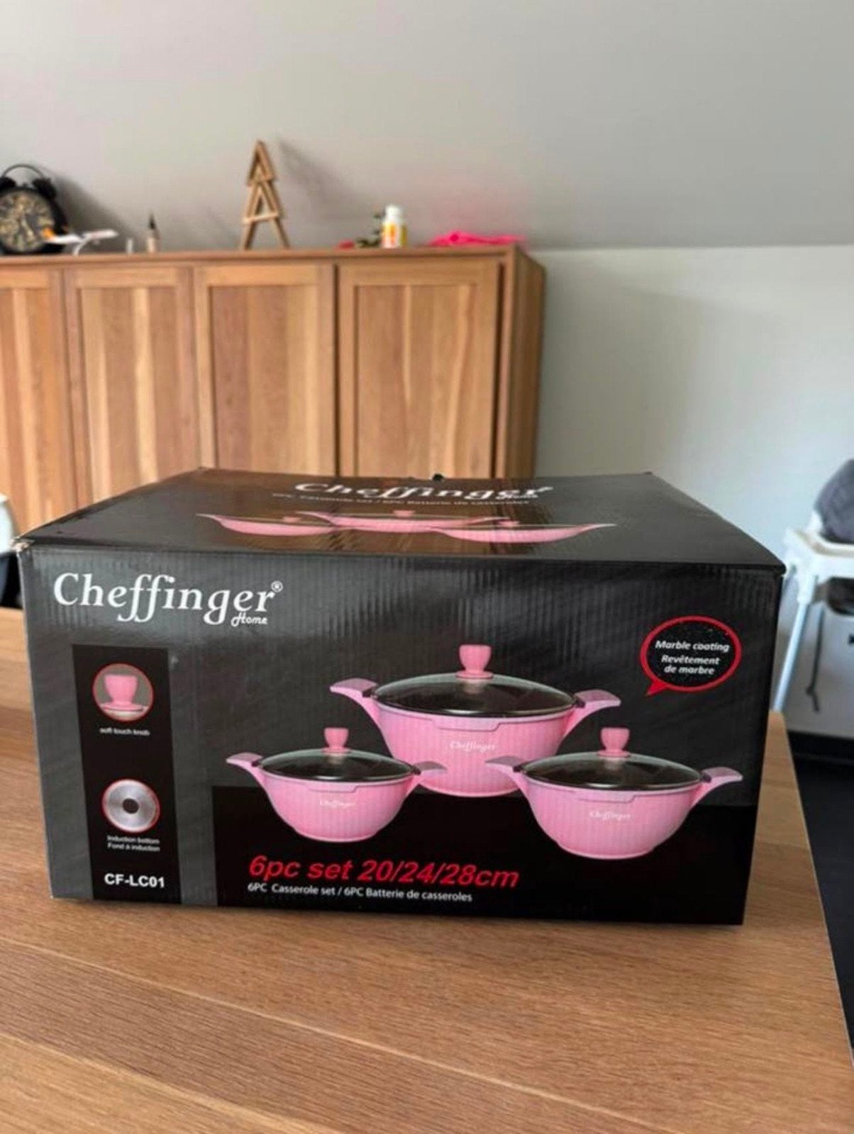 Cheffinger kookpotten set – 6 delig – NIEUW in doos, Huis en Inrichting, Ophalen