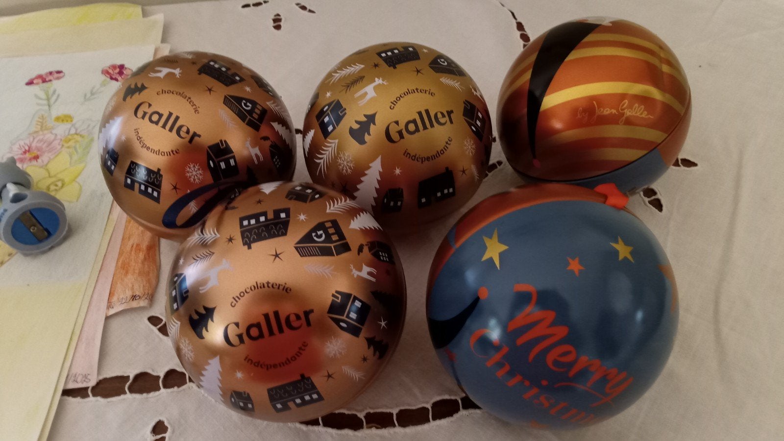 av 5 boules de Noël Galler bricolage recette sapin Noël, Divers, Enlèvement ou Envoi, Comme neuf