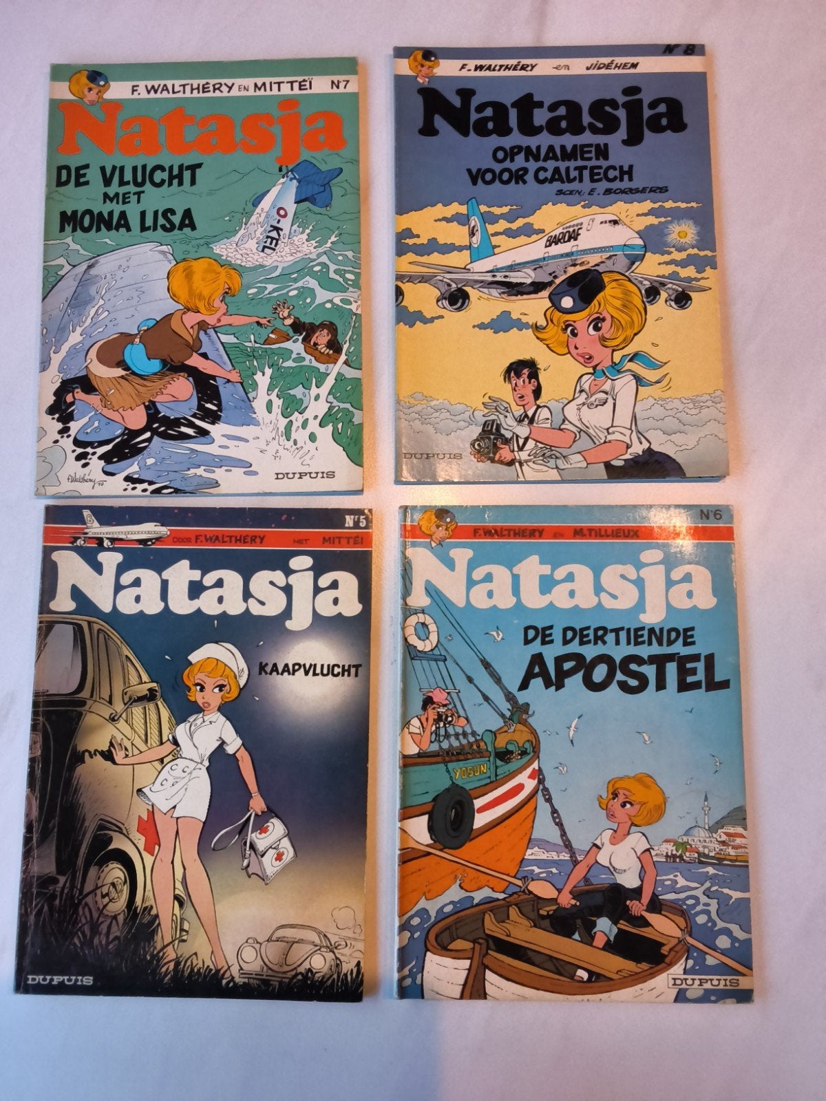 Natasja 1 tem 21 eerste druk vanaf 1971 tot 2010, Boeken, Gelezen, Ophalen of Verzenden, Francois Walthéry, Meerdere stripboeken
