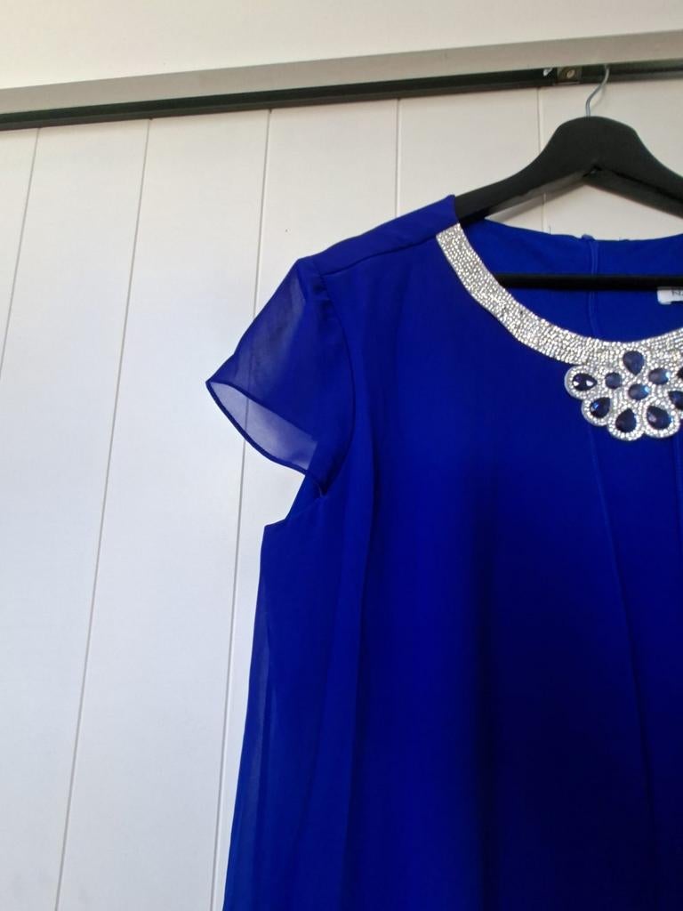 Gala jurk koningsblauw!, Kleding | Dames, Gelegenheidskleding, Ophalen, Maat 42/44 (L)
