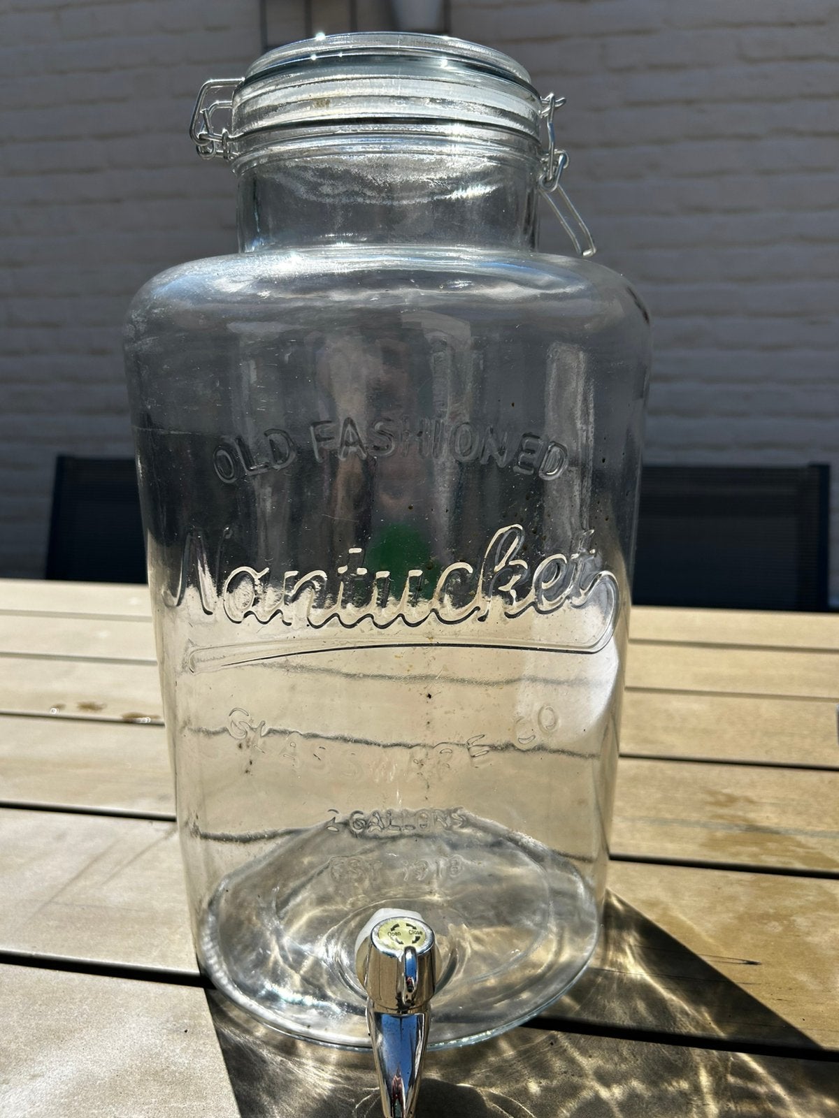 Drankdispenser, Verre, Enlèvement ou Envoi, Comme neuf