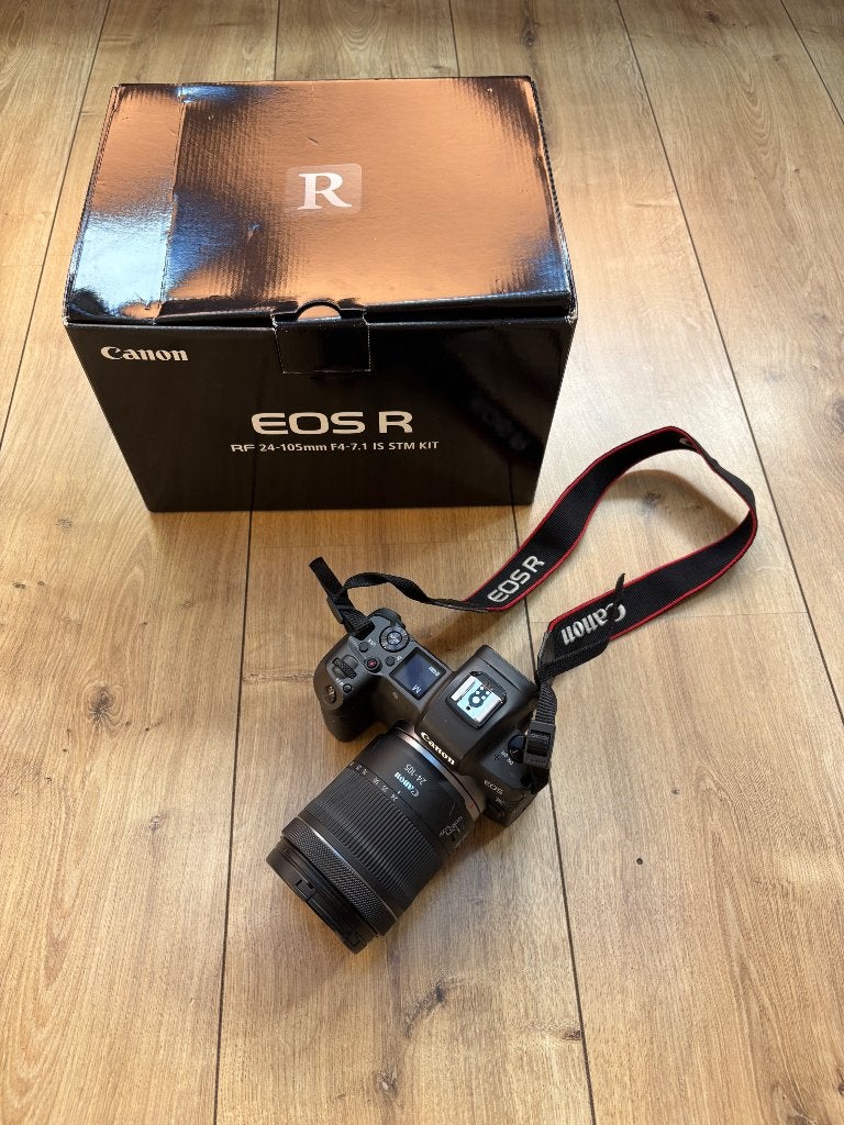 Complete Canon EOS R Full Frame Set, Audio, Tv en Foto, Fotocamera's Digitaal, Zo goed als nieuw, Systeemcamera, Canon, Oplader