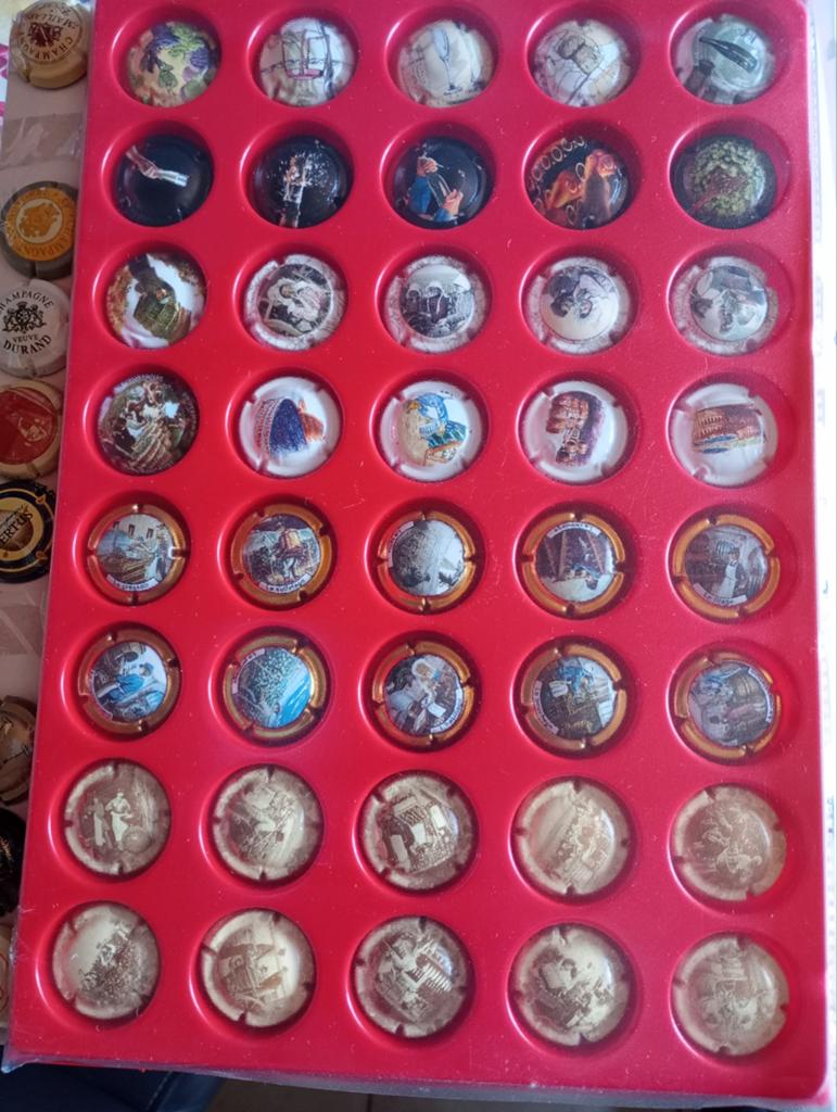 Collection de capsules de champagne 280 pièces, Enlèvement