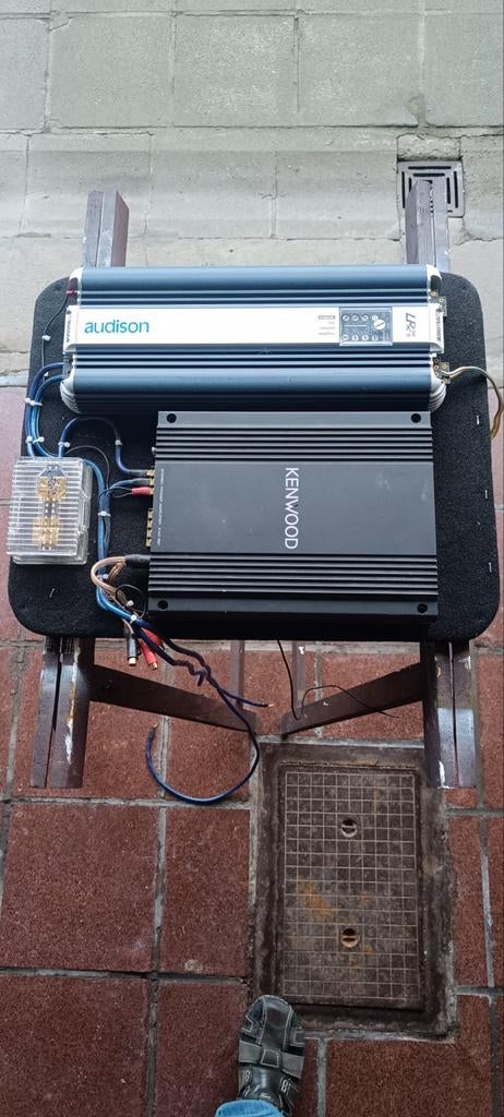 Ampli Audison et Kenwood et HP, Enlèvement, Utilisé
