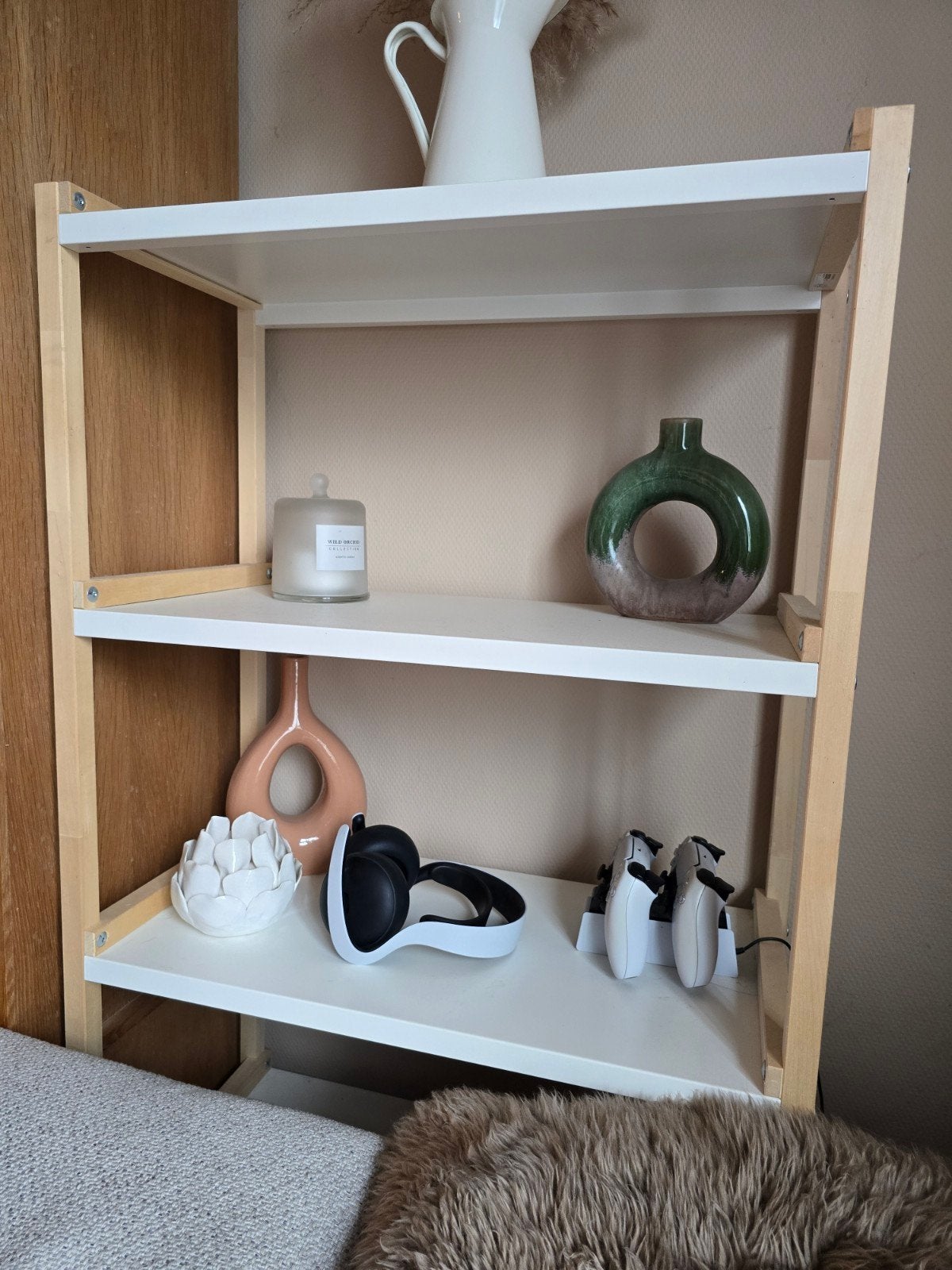 Étagère/ bibliothèque IKEA EKKENABBEN, Métal, 25 à 50 cm, Comme neuf, 50 à 100 cm