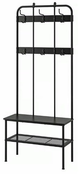 Porte-manteaux banc, Utilisé, Métal, Portemanteau sur pied, 150 à 200 cm