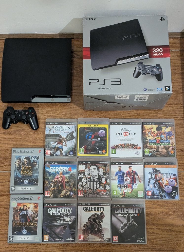 PS3 & Games, Consoles de jeu & Jeux vidéo, Consoles de jeu | Sony PlayStation 3, Avec 1 manette, 320 GB, Enlèvement, Utilisé