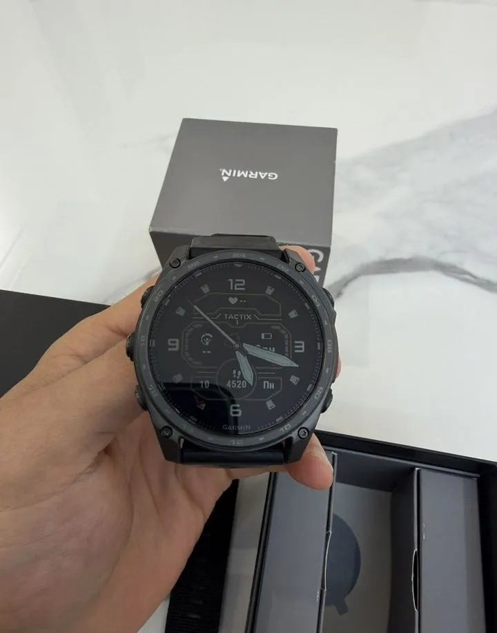garmin tactix 8 51mm solar sapphire, Zwart, Garmin, Ophalen of Verzenden, Zo goed als nieuw