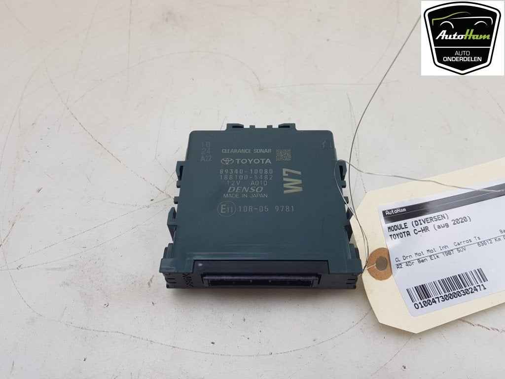 ORDINATEUR AIDE AU STATIONNEMENT Toyota C-HR (X1,X5), Utilisé, Toyota