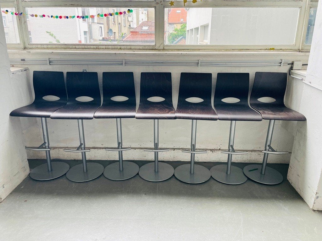 Chaises hautes - Tabourets de bar àpd 10€ @ OXFAM Solidarité, Maison & Meubles, 5 tabourets ou plus, Enlèvement, Bois, Avec repose-pieds
