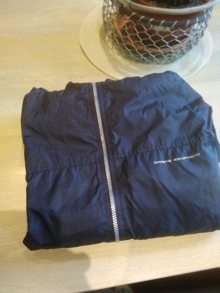 regenvest maat 164, Caravanes & Camping, Vêtements de pluie, Enlèvement, Utilisé, Kinderen