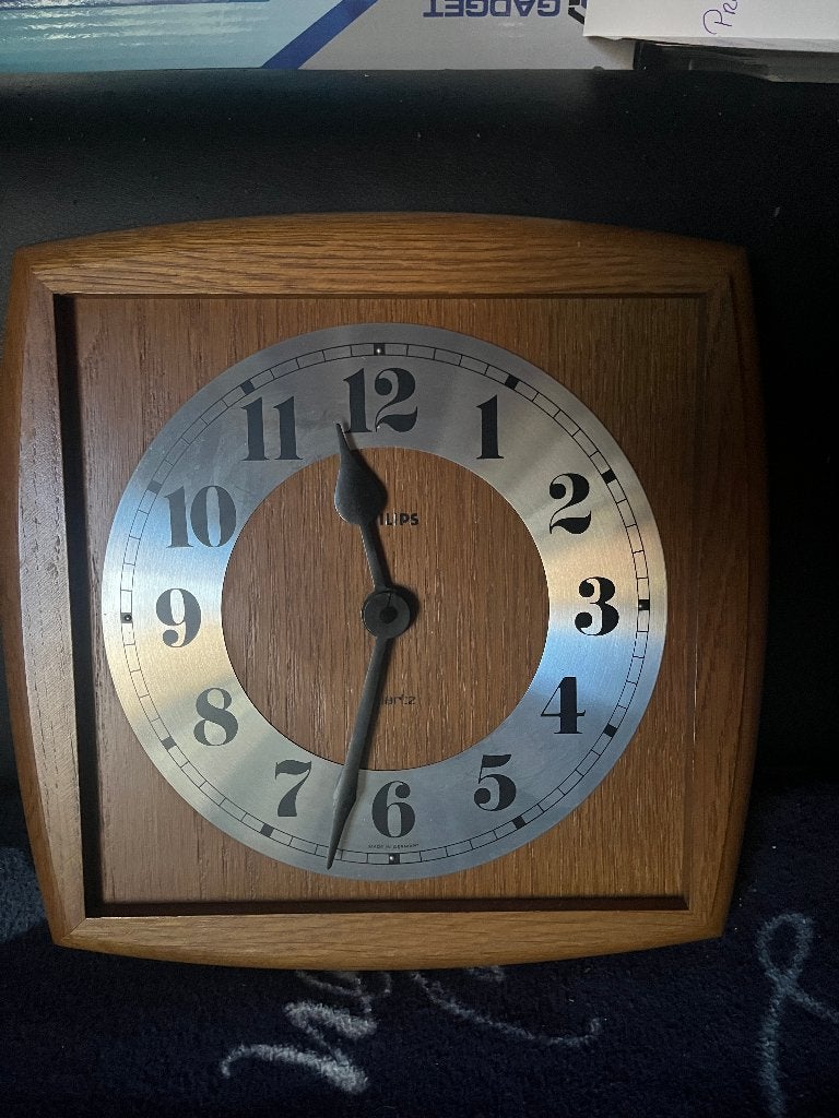 Vintage klok philips, Antiek en Kunst, Ophalen of Verzenden