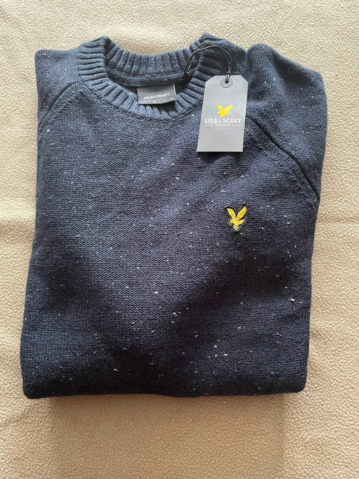 Pull Lyle&Scott neuf, Vêtements | Hommes, Pulls & Vestes, Enlèvement, Neuf, Taille 48/50 (M), Bleu