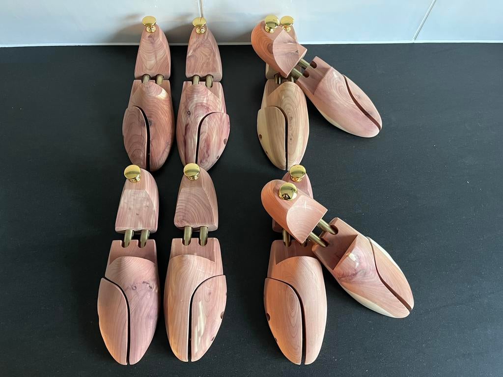 4 paar luxe cederhouten schoenspanners maat 44 nieuw, Neuf, Enlèvement ou Envoi, Brun, Autres types