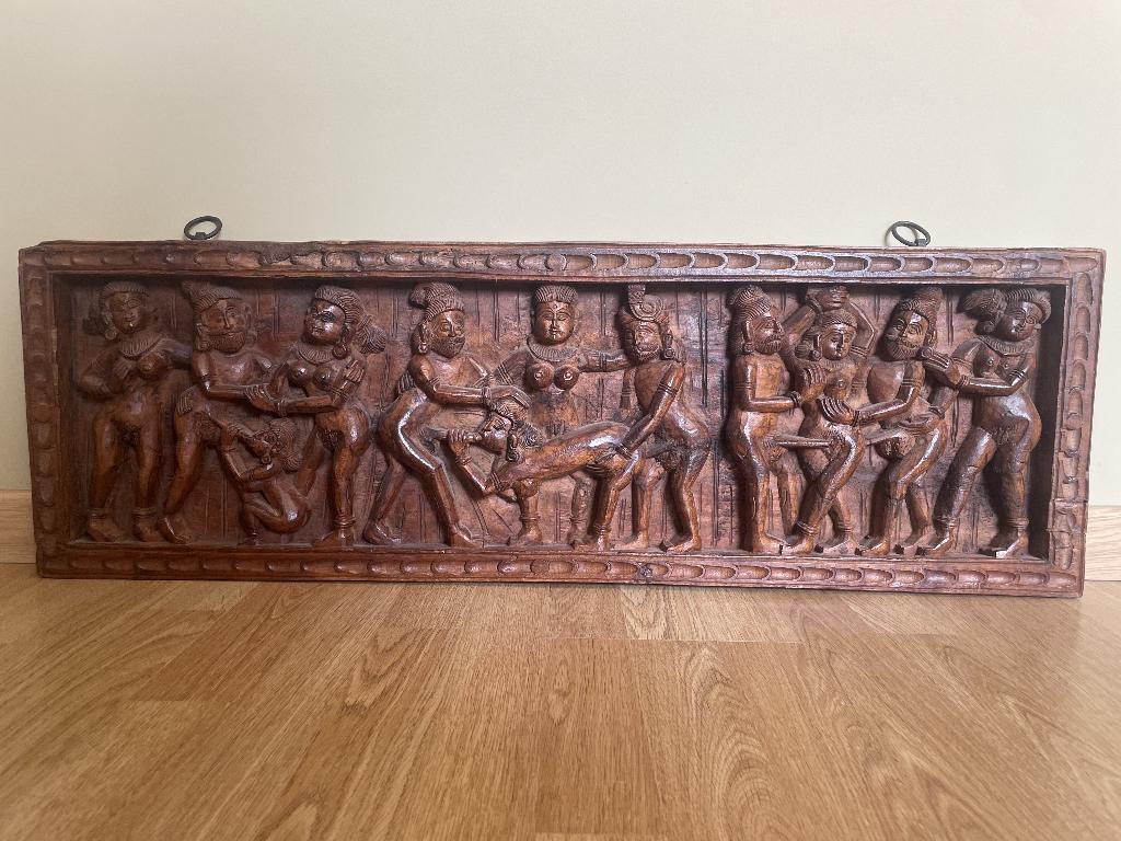 Houtsnede Kamasutra - Indische kunst, Enlèvement