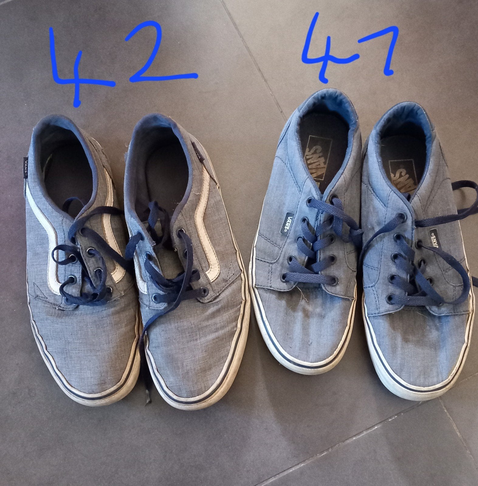 Old school Vans - maat 41 en maat 42 -> 3€/paar -> samen 5€, Kleding | Heren, Schoenen, Ophalen, Blauw, Sneakers, Vans