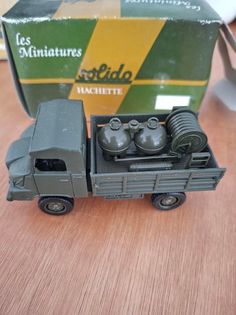 Miniature camion militaire Simca Unic SUMB 4x4, Ophalen of Verzenden, Solido