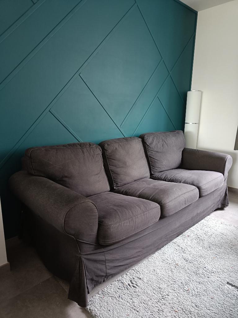 3-zit + 2-zit zetels Ikea ektorp, Huis en Inrichting, Zetels | Zetels, Ophalen, Gebruikt, Driepersoons, 75 tot 100 cm