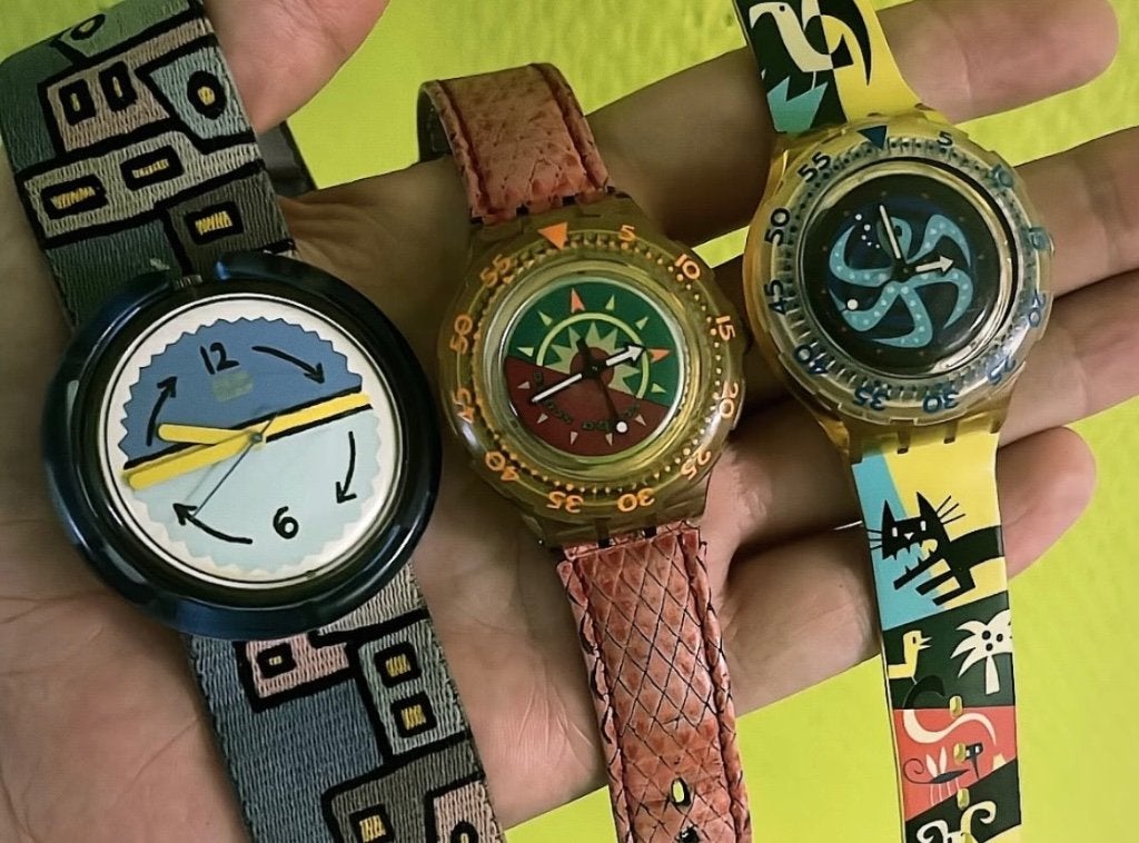 swatch pop & scuba 200, Ophalen of Verzenden, Zo goed als nieuw, Polshorloge, Swatch