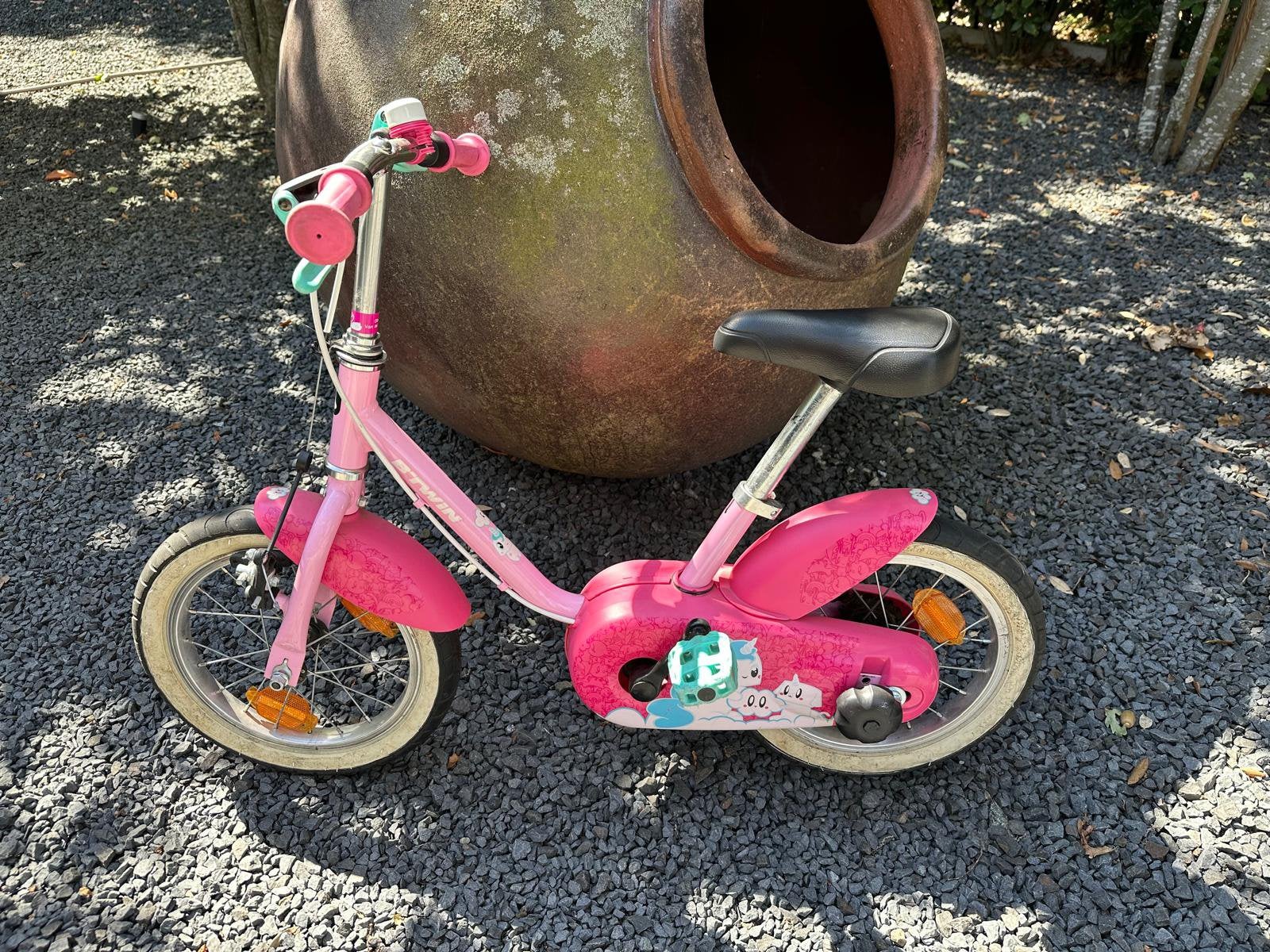 Kinderfiets, Fietsen en Brommers, Ophalen, Gebruikt, Zijwieltjes