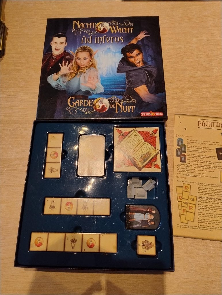 Nachtwacht - Ad inferos (gezelschapsspel), Hobby en Vrije tijd, Drie of vier spelers, Ophalen, Zo goed als nieuw, Studio 100