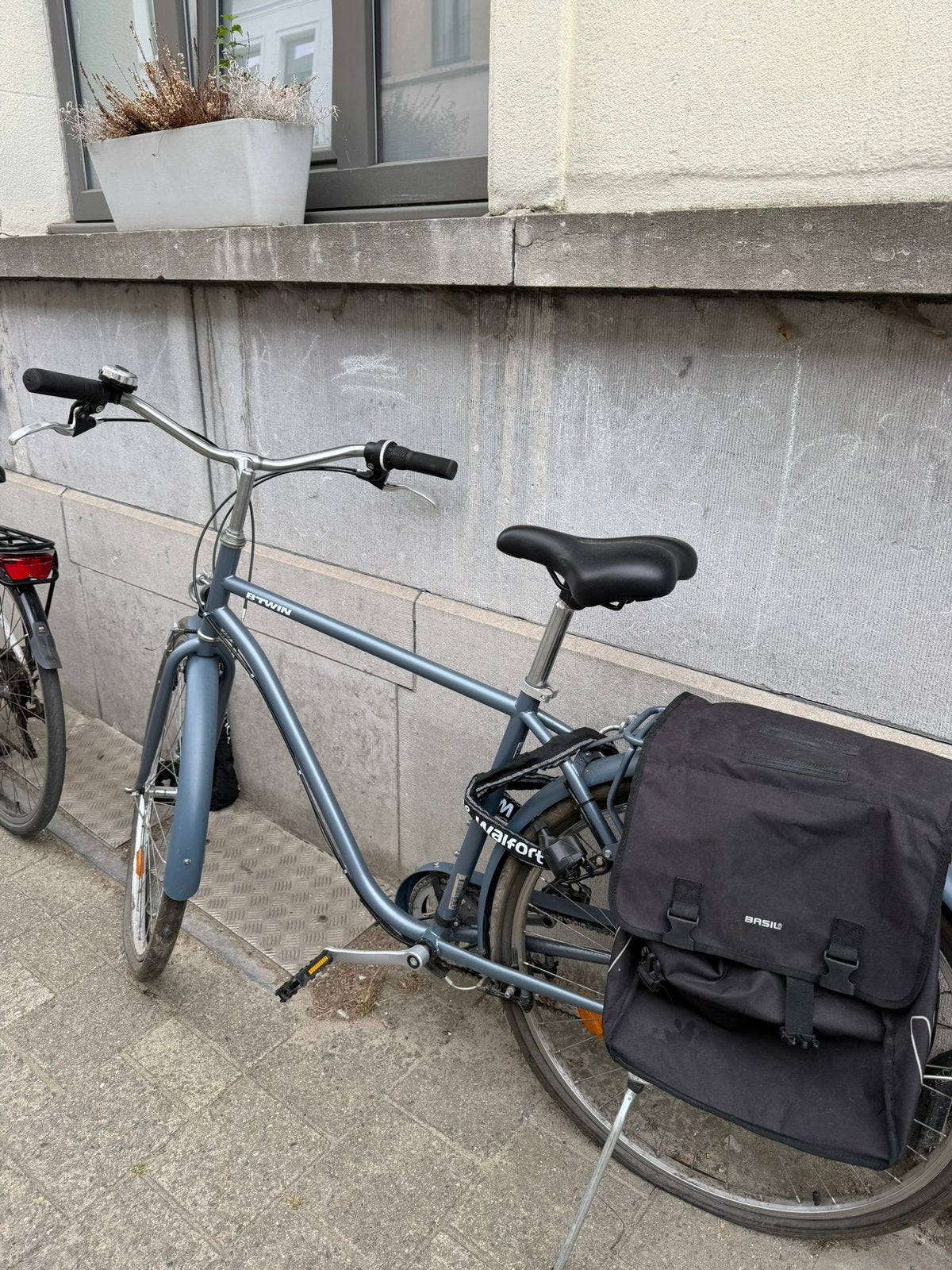 Btwin herenfiets blauw, Ophalen, Zo goed als nieuw