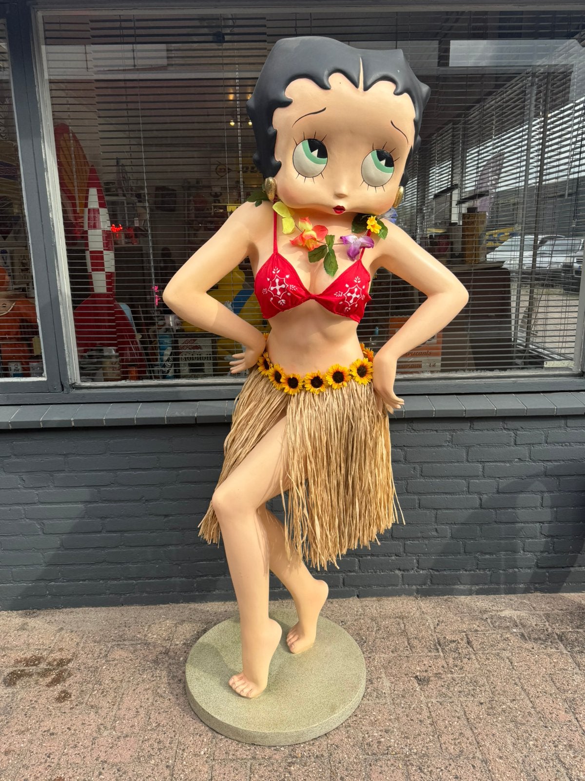 Statue Betty Boop Hula taille XL, Statue ou Figurine, ., Enlèvement, Utilisé