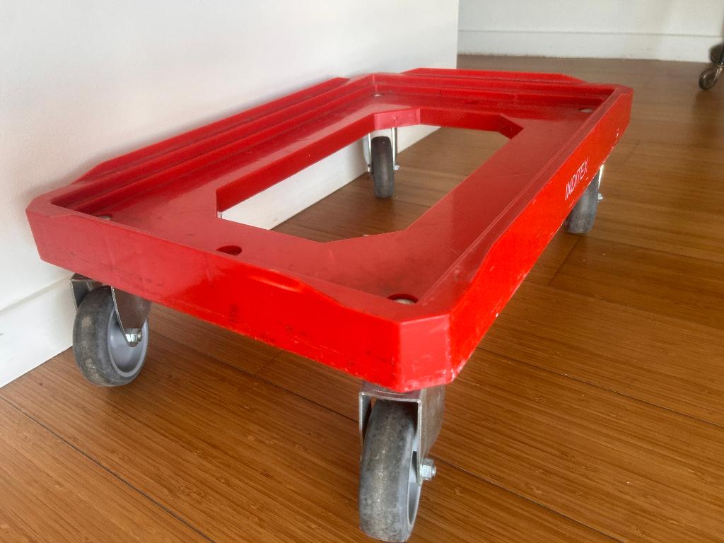 Transportwagen/platform met wielen, dolly, 60 tot 80 liter, Ophalen, Zo goed als nieuw, Transportkar