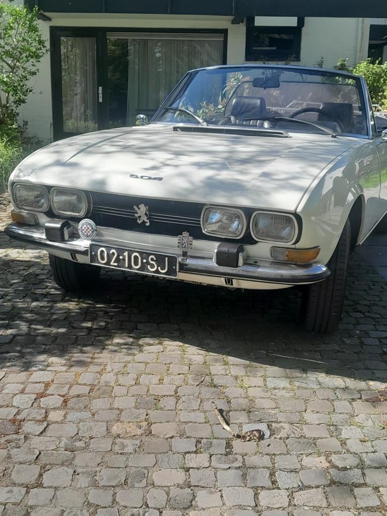 Peugeot 504 2.0 I  1971 Wit, Autos, Achat, Cabriolet, 1180 kg, Particulier