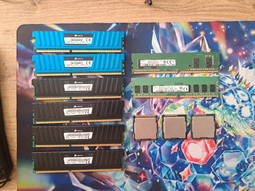 DDR3/ DDR4 geheugen + CPU 1ste gen/2de gen/ 3de gen werkend., Computers en Software, RAM geheugen, Gebruikt, DDR4, Ophalen of Verzenden