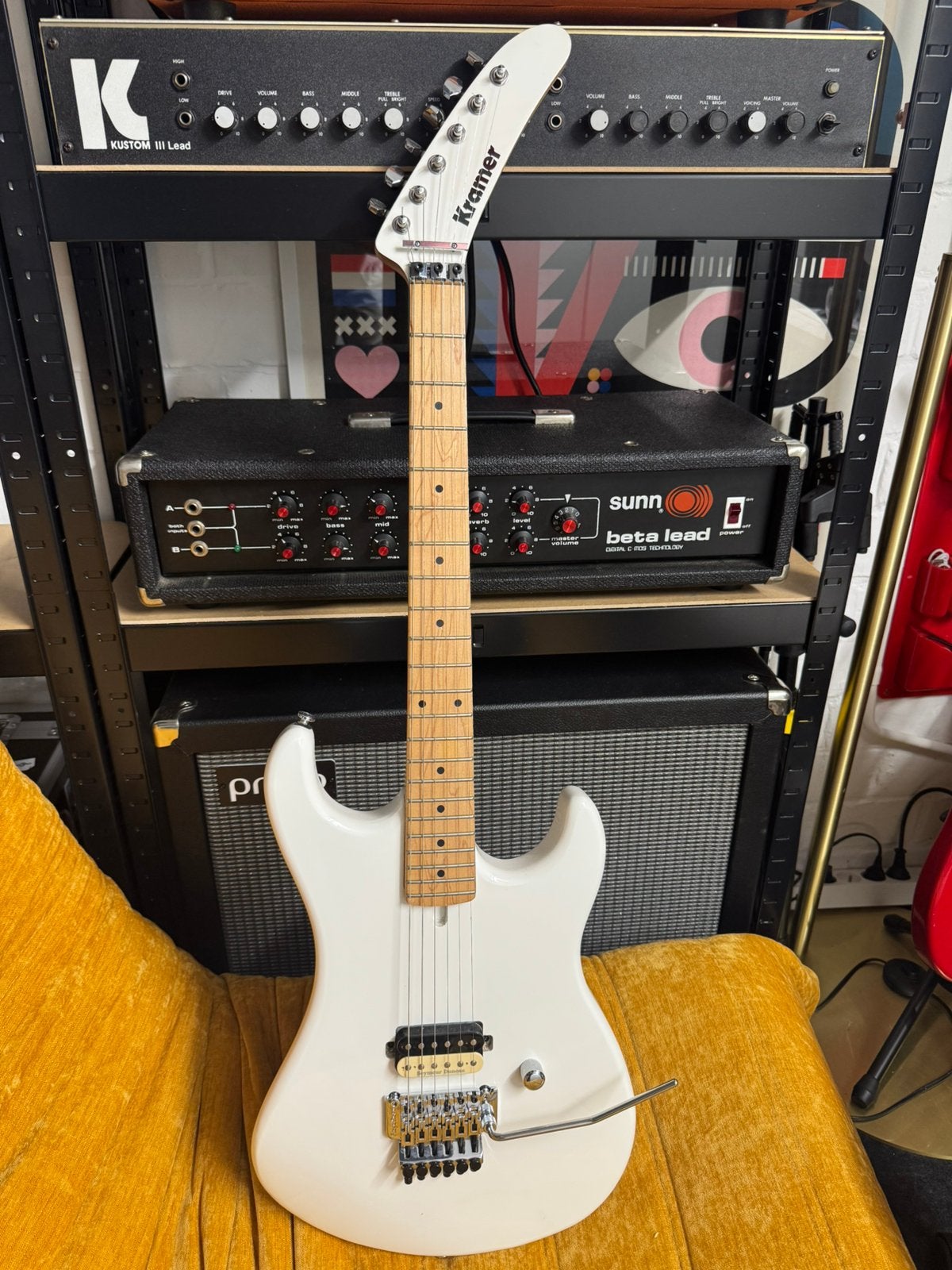 Kramer 84 met Floyd Rose, Muziek en Instrumenten, Ophalen of Verzenden, Zo goed als nieuw