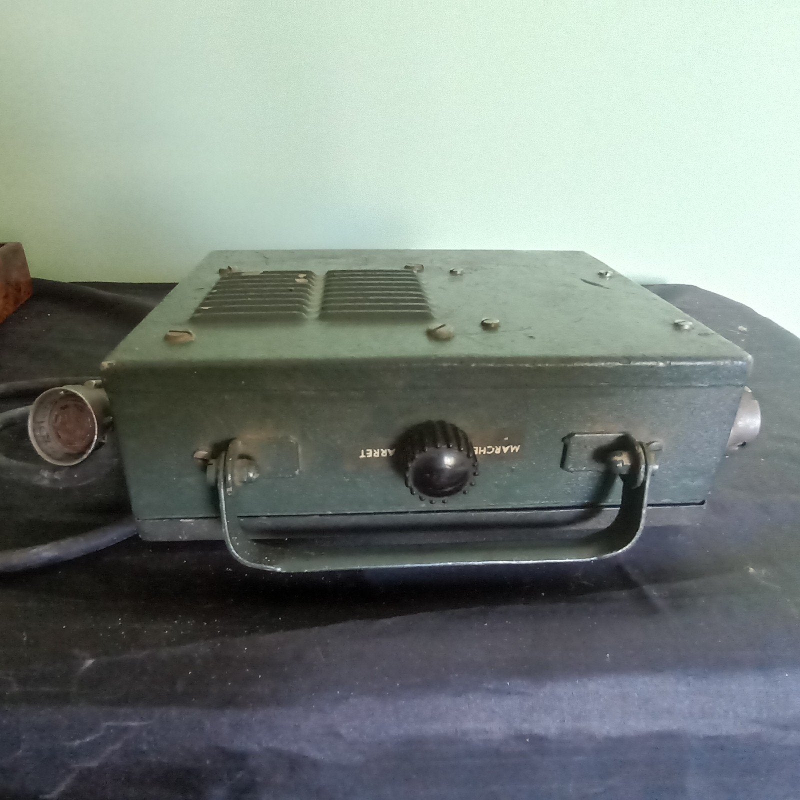 Vintage Militaire Intercom / Versterker – ELNO Argenteuil (F, Ophalen of Verzenden