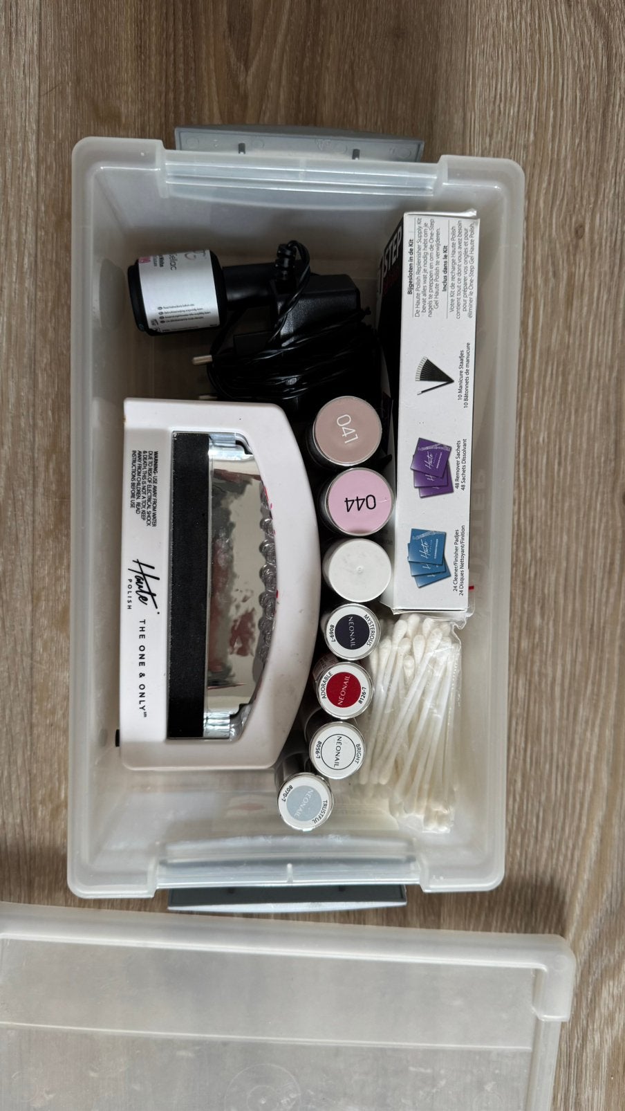 Gellak starterspakket met LED lamp en accessoires, Ophalen of Verzenden, Gebruikt, Handen en Nagels, Accessoires